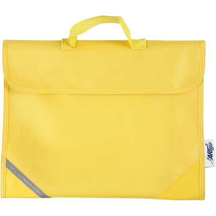 Schultasche, T 9 cm, Größe 36x29 cm, Gelb, 1 Stk Schultasche, T 9 cm, Größe 36x29 cm, Gelb, 1 Stk von Diverse