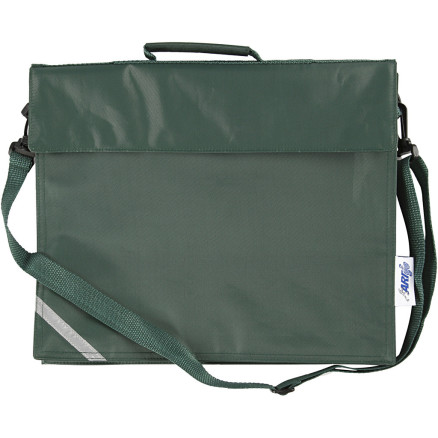 Schultasche, T 6 cm, Größe 36x31 cm, Grün, 1 Stk Schultasche, T 6 cm, Größe 36x31 cm, Grün, 1 Stk von Diverse
