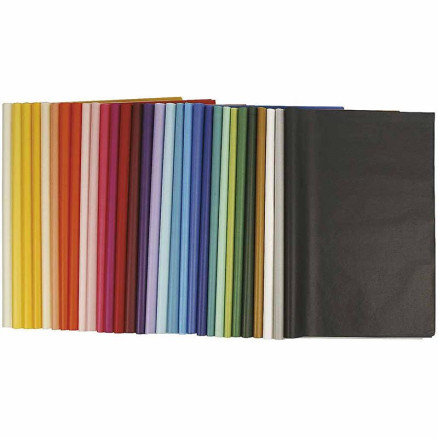 Seidenpapier, Blatt 50x70 cm, 17 g, 300 Bl./ 1 Pck von Diverse