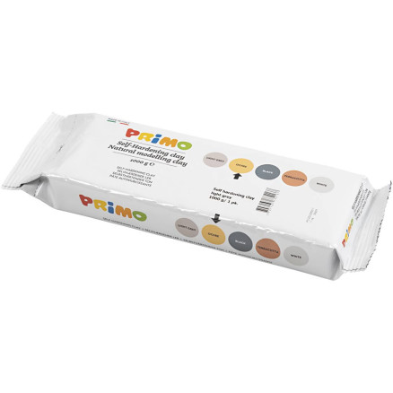 Selbsthärtender Ton, Ockergelb, 12x1000 g/ 1 Pck von Diverse