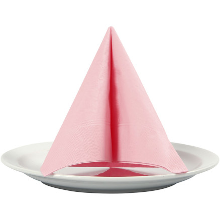 Servietten, Größe 33x33 cm, Rosa, 20 Stk/ 1 Pck Servietten, Größe 33x33 cm, Rosa, 20 Stk/ 1 Pck von Diverse