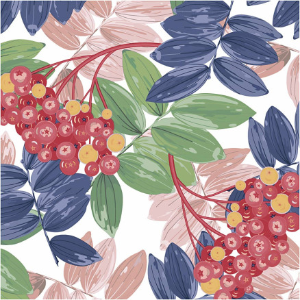 Servietten, Herbstbeeren, Größe 33x33 cm, 20 Stk/ 1 Pck Servietten, Herbstbeeren, Größe 33x33 cm, 20 Stk/ 1 Pck von Diverse