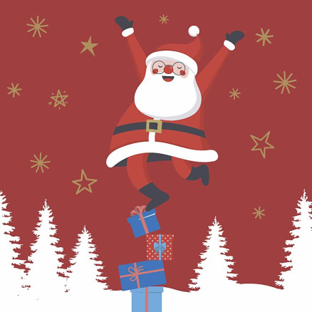 Servietten, Weihnachtsbesucher, Größe 33x33 cm, 20 Stk/ 1 Pck von Diverse