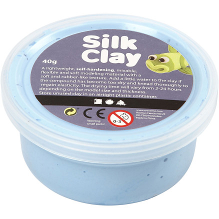 Silk Clay®, Neonblau, 40 g/ 1 Dose von Diverse