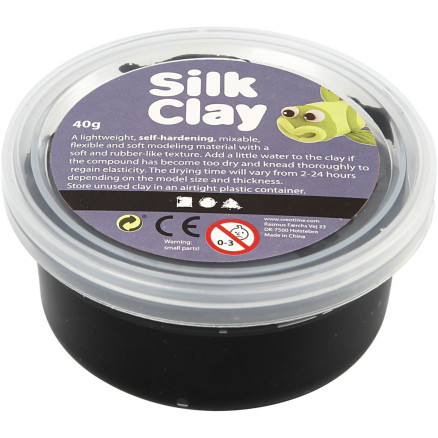 Silk Clay®, Schwarz, 40 g/ 1 Dose von Diverse