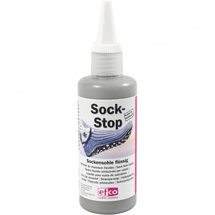 Socken-Stop Rutschschutz, 100 ml, Grau von Diverse