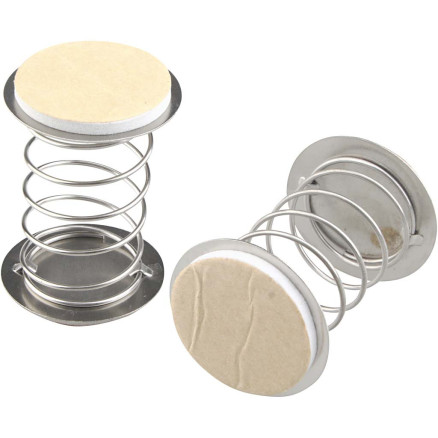 Springfeder, H 4,5 cm, D 3,5 cm, 20 Stk/ 1 Pck von Diverse