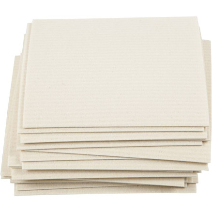 Schwammtuch, Größe 17x19,5 cm, Naturweiß, 20 Stk/ 1 Pck von Diverse
