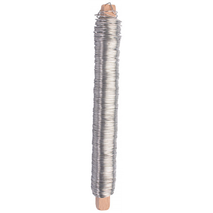 Stahldraht/Bindedraht Silber 0,65mm 100g von Diverse