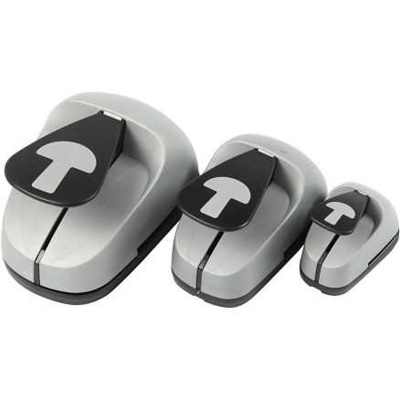 Stanzer-Set, Pilz, Größe 25+50+75 mm, 3 Stk/ 1 Pck von Diverse