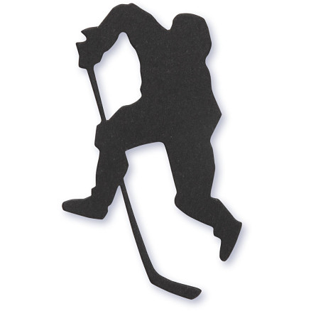 Stanzfigur aus Karton, Eishockey-Spieler, Größe 54x64 mm, Schwarz, 10 Stk/ 1 Pck Stanzfigur aus Karton, Eishockey-Spieler, Größe 54x64 mm, Schwarz, 10 Stk/ 1 Pck von Diverse