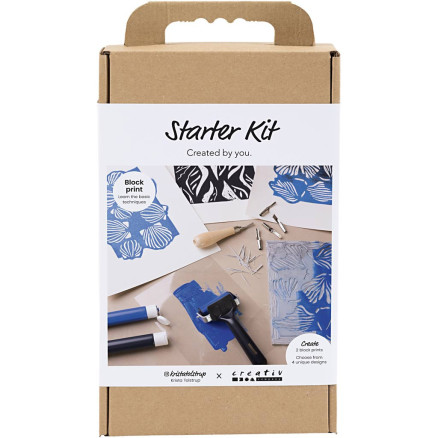 Start DIY Kit Block Print, 1 Pk. von Diverse