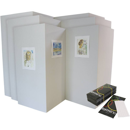 Stellwände und Klammermasse, 1 Set von Diverse