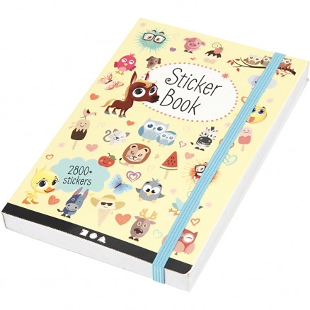 Sticker-Buch, Größe 11,5x17cm, Dicke 1,5cm, 80 Seiten von Diverse