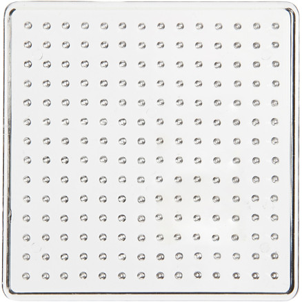 Stifftplatte, Größe 7x7 cm, mittel, klar, 1 Stk. Stifftplatte, Größe 7x7 cm, mittel, klar, 1 Stk. von Diverse