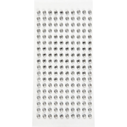 Strassstein, diam. 5 mm, silber, 144 Stück / 1 Pk. Strassstein, diam. 5 mm, silber, 144 Stück / 1 Pk. von Diverse