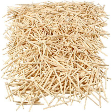 Bastelhölzchen, L 48 mm, D 2 mm, 8500 Stck., 1 kg Bastelhölzchen, L 48 mm, D 2 mm, 8500 Stck., 1 kg von Diverse