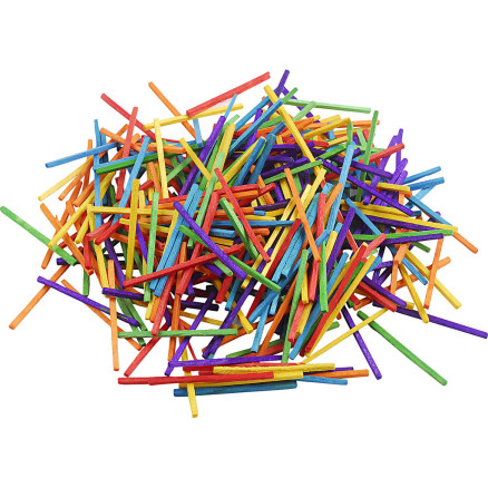 Bastelhölzchen, L 5 cm, Sortierte Farben, 4300 Stck., 500 g/ 1 Pck Bastelhölzchen, L 5 cm, Sortierte Farben, 4300 Stck., 500 g/ 1 Pck von Diverse