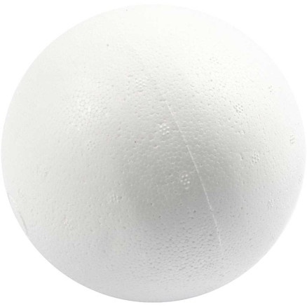 Styropor-Kugeln, D 12 cm, Weiß, 25 Stk/ 1 Btl. von Diverse