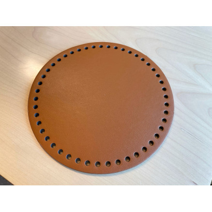 Taschenboden / Korbboden Kunstleder rund Hellbraun Ø20cm Taschenboden / Korbboden Kunstleder rund Hellbraun Ø20cm von Diverse