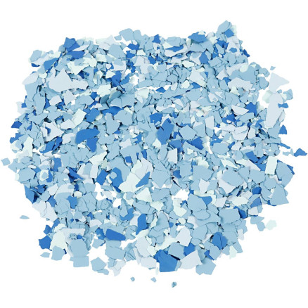 Terrazzo-Flocken, Blau, 90 g/ 1 Dose von Diverse