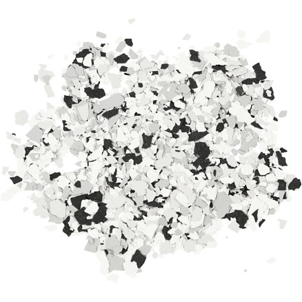 Terrazzo-Flocken, Schwarz, 90 g/ 1 Dose von Diverse