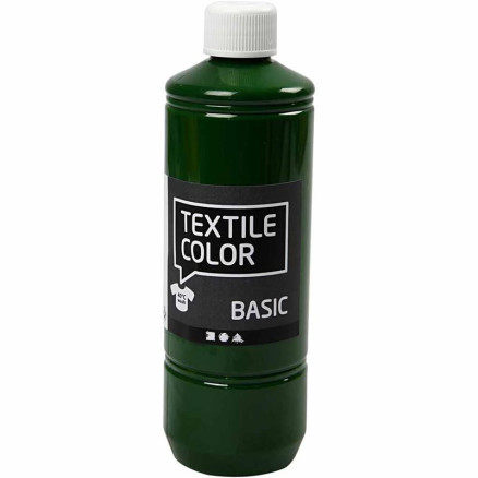 Textilfarbe, Grasgrün, 500 ml/ 1 Fl. von Diverse