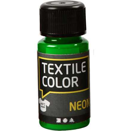 Textilfarbe, Neongrün, 50 ml/ 1 Fl. von Diverse