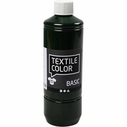 Textilfarbe, Olivgrün, 500 ml/ 1 Fl. von Diverse
