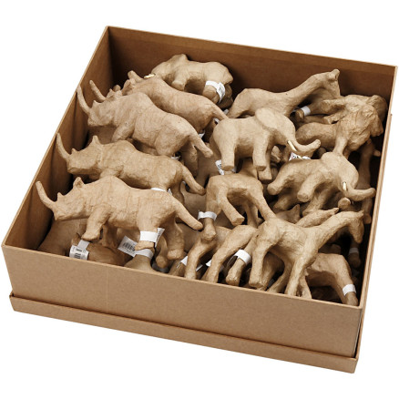 Tiere der Savanne, H 7,5-10 cm, 32 Stk/ 1 Pck von Diverse