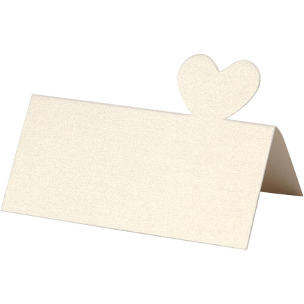 Tischkarten, Größe 8x8,5 cm, 120 g, cremefarben, 20 Stk. / 1 Pk. Tischkarten, Größe 8x8,5 cm, 120 g, cremefarben, 20 Stk. / 1 Pk. von Diverse
