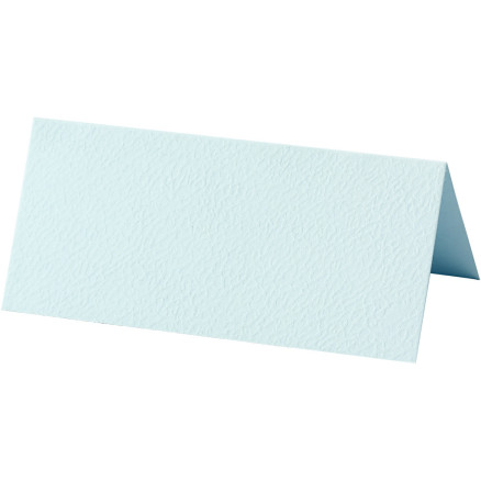 Tischkarten, Größe 9x4 cm, 220 g, Hellblau, 20 Stk/ 1 Pck Tischkarten, Größe 9x4 cm, 220 g, Hellblau, 20 Stk/ 1 Pck von Diverse