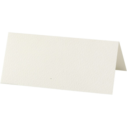 Tischkarten, Größe 9x4 cm, 220 g, Naturweiß, 20 Stk/ 1 Pck Tischkarten, Größe 9x4 cm, 220 g, Naturweiß, 20 Stk/ 1 Pck von Diverse