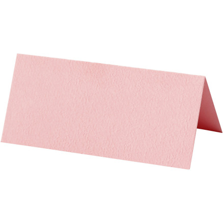 Tischkarten, Größe 9x4 cm, 220 g, Rosa, 20 Stk/ 1 Pck von Diverse