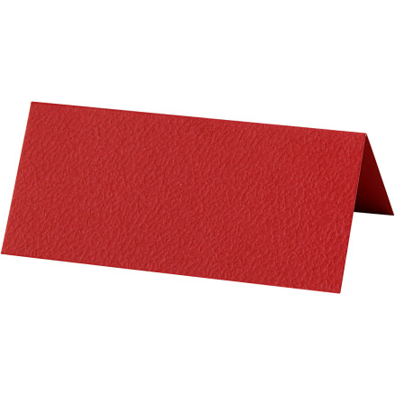 Tischkarten, Größe 9x4 cm, 220 g, Rot, 20 Stk/ 1 Pck von Diverse