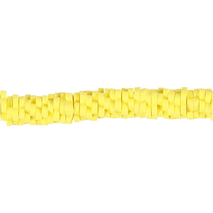 Tonperle, Durchm. 5-6 mm, Lochgröße 2 mm, gelb, 145 Stück / 1 Pk. Tonperle, Durchm. 5-6 mm, Lochgröße 2 mm, gelb, 145 Stück / 1 Pk. von Diverse
