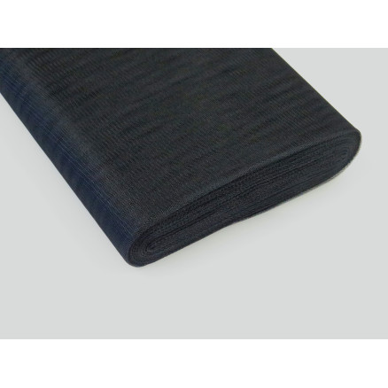 Tüll-Stoff Nylon 06 Schwarz 145cm - 50cm von Diverse
