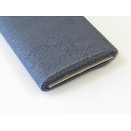 Tüll-Stoff Nylon 108 Dunkelgrau 145cm - 50cm von Diverse