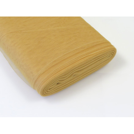 Tüll-Stoff Nylon 41 Gold 145cm - 50cm von Diverse