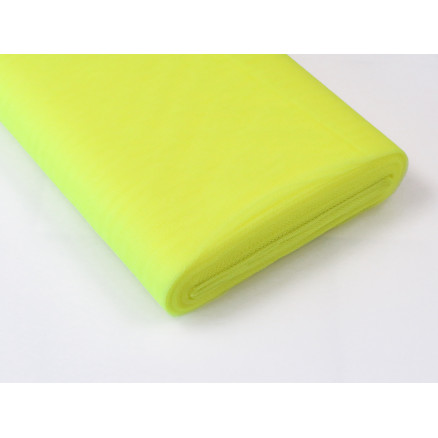 Tüll-Stoff Nylon 59 Neon Hellgelb 145cm - 50cm von Diverse