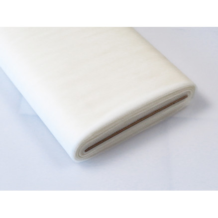 Tüll-Stoff Nylon 76 Natur 145cm - 50cm von Diverse