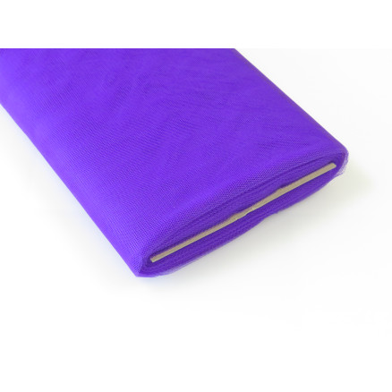 Tüll-Stoff Nylon 97 Violett 145cm - 50cm von Diverse