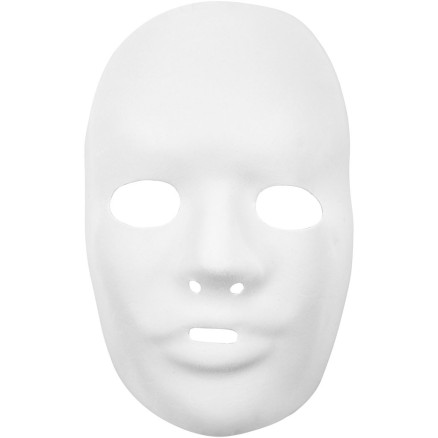 Vollgesichtsmaske, H: 24 cm, B: 15,5 cm, 1 Stk. von Diverse