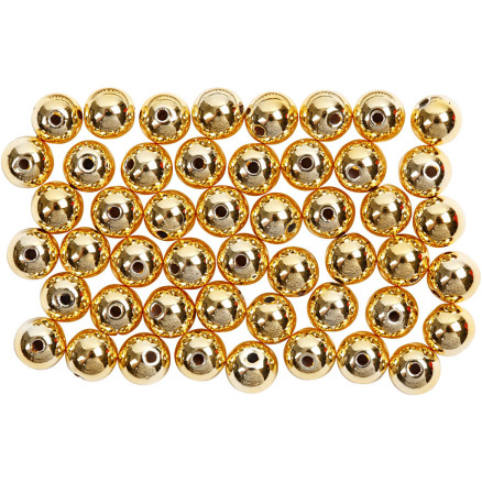Wachsperlen, Durchm. 5 mm, Lochgröße 0,7 mm, gold, 100 Stück / 1 Pk. Wachsperlen, Durchm. 5 mm, Lochgröße 0,7 mm, gold, 100 Stück / 1 Pk. von Diverse