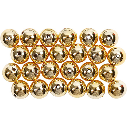 Wachsperlen, Durchm. 8 mm, Lochgröße 1 mm, gold, 50 Stück / 1 Pk. Wachsperlen, Durchm. 8 mm, Lochgröße 1 mm, gold, 50 Stück / 1 Pk. von Diverse