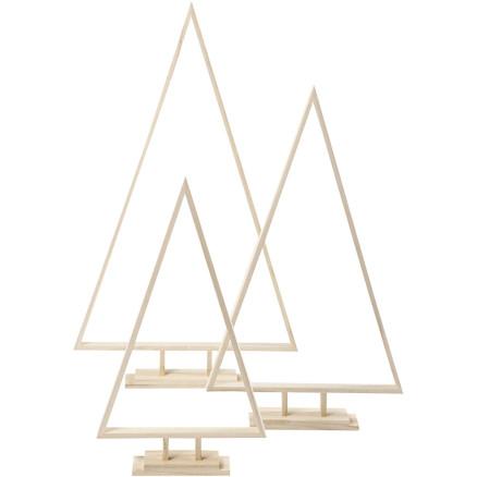 Weihnachtsbäume, H 40+50+60 cm, B 22,5+29+35 cm, 3 Stk/ 1 Pck Weihnachtsbäume, H 40+50+60 cm, B 22,5+29+35 cm, 3 Stk/ 1 Pck von Diverse