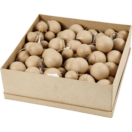 Weihnachtskugeln, D 4+5+6 cm, 3x35 Stk/ 1 Pck von Diverse