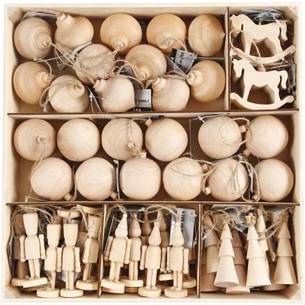 Weihnachtsschmuck, H 5,5-9 cm, 72 Stk/ 1 Pck Weihnachtsschmuck, H 5,5-9 cm, 72 Stk/ 1 Pck von Diverse