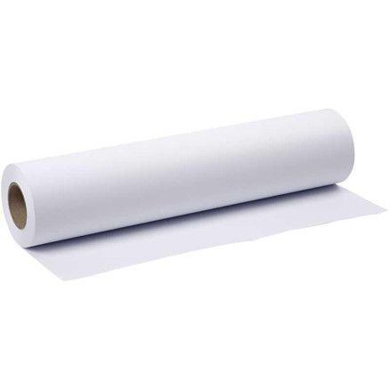 Zeichenpapier-Rolle, B 42 cm, 80 g, Weiß, 50 m/ 1 Rolle Zeichenpapier-Rolle, B 42 cm, 80 g, Weiß, 50 m/ 1 Rolle von Diverse