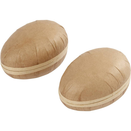 Zweiteilige Eier, L: 12 cm, 16 Stk. / 1 Pk. Zweiteilige Eier, L: 12 cm, 16 Stk. / 1 Pk. von Diverse